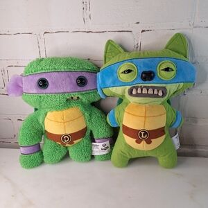 Teenage Mutant Ninja Turtles Fuggler Set 9" Plush Limited Edition